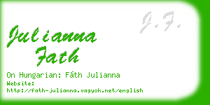 julianna fath business card