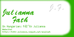 julianna fath business card